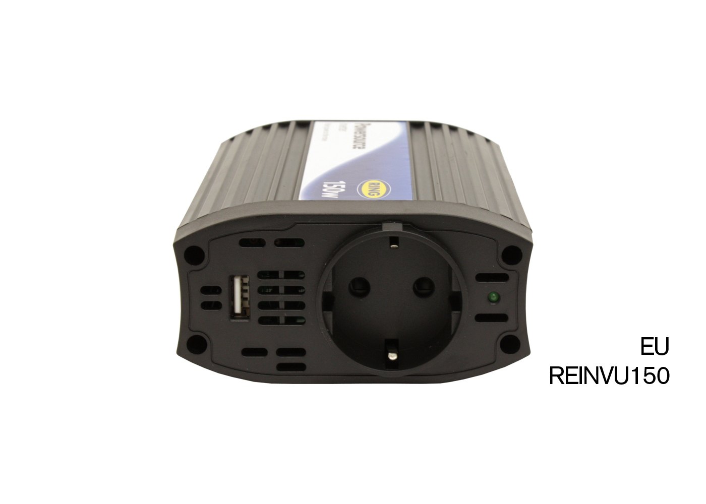 REINVU150 EU PowerSource 150W compact inverter front facing